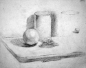 Cylinder and sphere